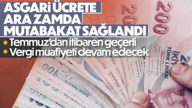 Asgari Ücret Temmuz Zammı Belli Oldu! Yeni Asgari ücret Ne Kadar ? 12 Asgari Ucret Temmuz Zammi
