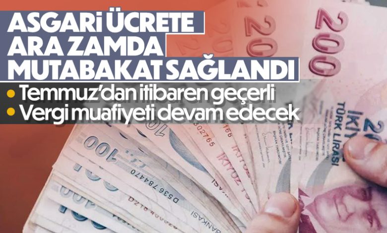 Asgari Ucret Temmuz Zammi