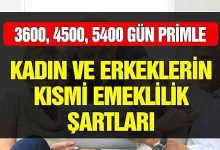 Bağ-Kur Kadın Ve Erkeklerin Kısmi Emeklilik Şartları 2022