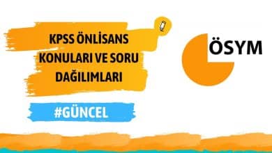 KPSS Onlisans Konulari ve Soru Dagilimi