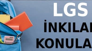 LGS Inkilap Tarihi Konulari