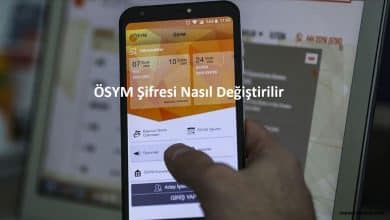 ÖSYM Şifresi Nasıl Değiştirilir? 13 ÖSYM Şifresi Değiştirme 2022
