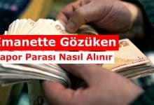 Rapor Odemesi Emanete Alindi Ne Demek