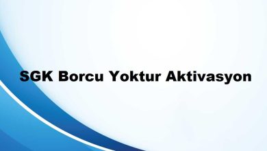SGK Borcu Yoktur